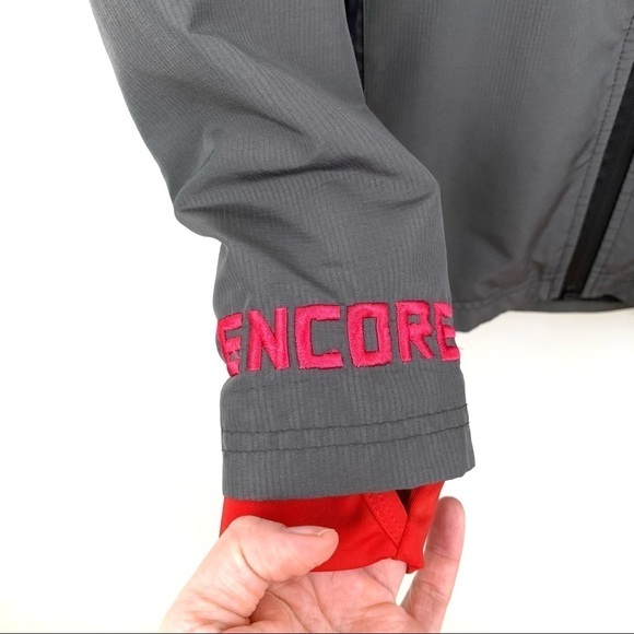 Encore Brand Lacrosse SAMURAI JACKET GREY/RED Size YL - Youth Large - Picture 4 of 15